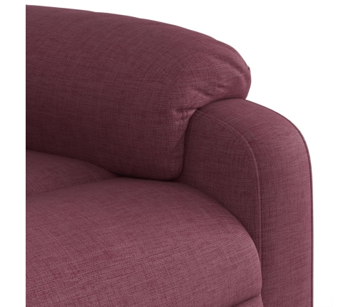 Sillón reclinable de masaje eléctrico tela morado