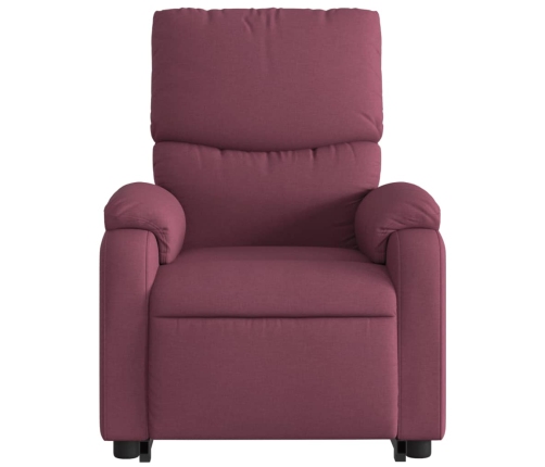 Sillón reclinable de masaje elevable tela morado