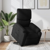 Sillón eléctrico reclinable elevable de tela negro