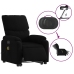 Sillón de masaje eléctrico reclinable elevable tela negro