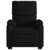 Sillón de masaje eléctrico reclinable elevable tela negro