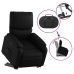 Sillón reclinable elevable cuero artificial negro