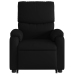 Sillón reclinable elevable cuero artificial negro