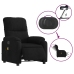 Sillón masaje eléctrico reclinable elevable tela negro