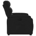 Sillón reclinable elevable tela negro