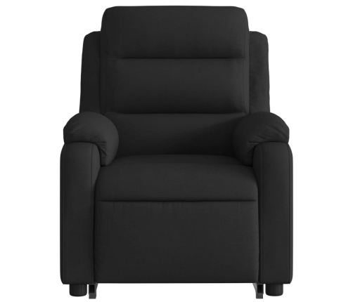 Sillón reclinable de masaje elevable tela negro