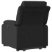 Sillón eléctrico reclinable elevable de tela negro