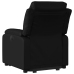 Sillón reclinable y elevable eléctrico cuero sintético negro