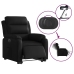 Sillón reclinable y elevable eléctrico cuero sintético negro