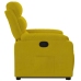 Sillón reclinable elevable terciopelo amarillo