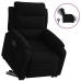 Sillón eléctrico reclinable elevable de terciopelo negro