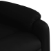 Sillón reclinable y elevable eléctrico cuero sintético negro