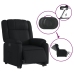 Sillón reclinable y elevable eléctrico cuero sintético negro