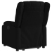 Sillón reclinable elevable tela negro