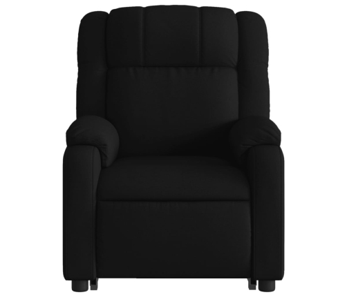 Sillón de masaje eléctrico reclinable elevable tela negro