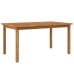 Juego de comedor para jardín 7 piezas madera maciza acacia