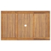 Juego de comedor para jardín 7 piezas madera maciza acacia