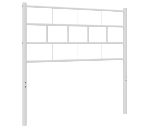 Cabecero de metal blanco 107 cm