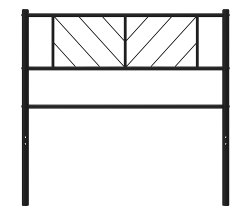 Cabecero de metal negro 107 cm