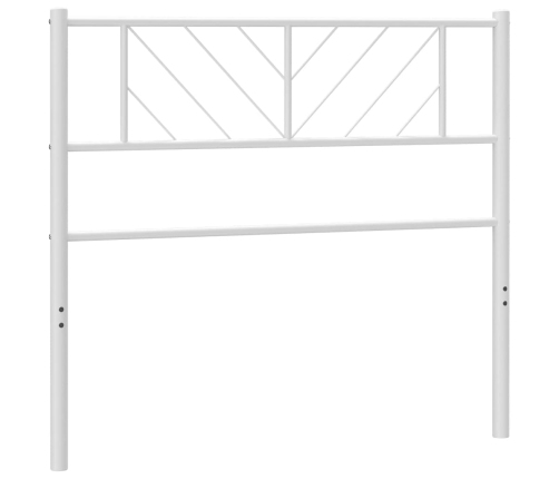 Cabecero de metal blanco 75 cm