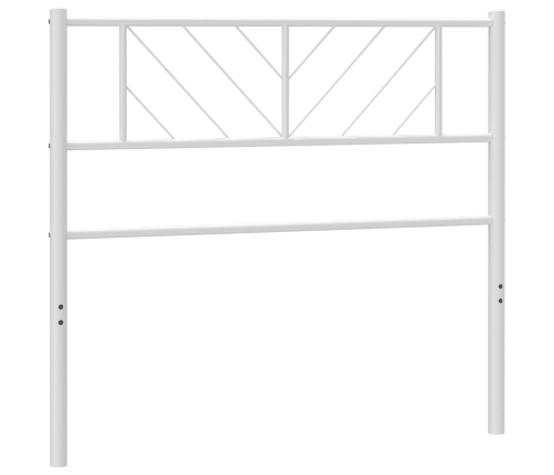 Cabecero de metal blanco 107 cm