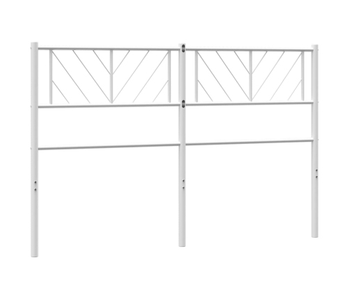 Cabecero de metal blanco 120 cm