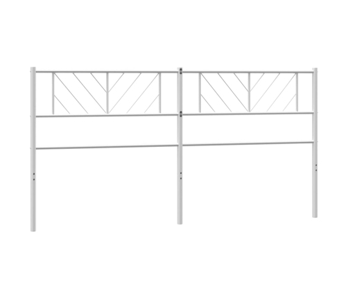 Cabecero de metal blanco 160 cm