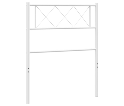 Cabecero de metal blanco 75 cm