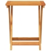 Set de comedor de jardín plegable 3 pzas madera maciza acacia