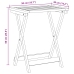 Set de comedor de jardín plegable 3 pzas madera maciza acacia