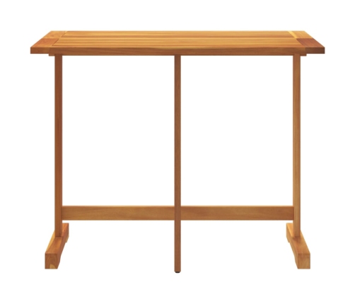 Set de comedor de jardín plegable 3 pzas madera maciza acacia