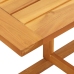 Set de comedor de jardín plegable 3 pzas madera maciza acacia