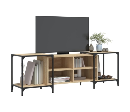 Mueble de TV madera de ingeniería roble Sonoma 153x37x50 cm