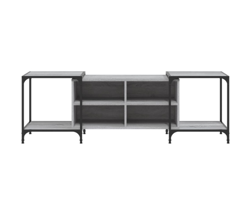 Mueble de TV madera de ingeniería gris Sonoma 153x37x50 cm