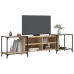 Mueble de TV madera de ingeniería roble Sonoma 203x37x50 cm