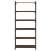 Librería 6 estantes madera ingeniería roble marrón 80x30x188 cm