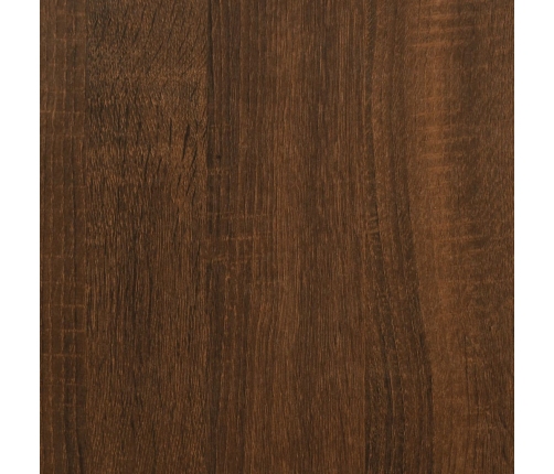 Librería 6 estantes madera ingeniería roble marrón 80x30x188 cm