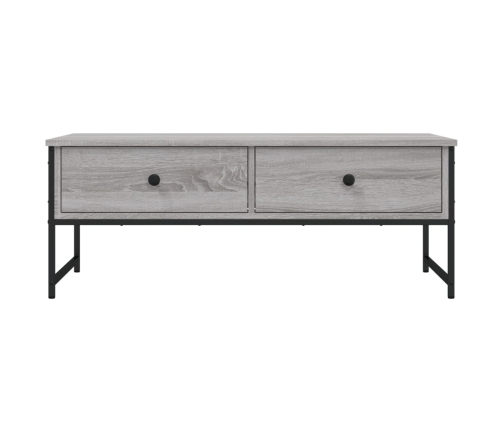 Mesa de centro madera de ingeniería gris Sonoma 101x49x39,5 cm