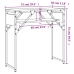 Mesa consola estante madera ingeniería roble Sonoma 75x30x75 cm