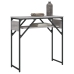 Mesa consola estante madera ingeniería Sonoma gris 75x30x75 cm