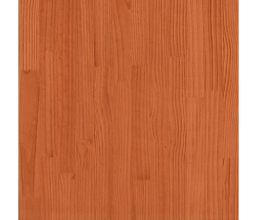 Banco de recibidor madera maciza pino marrón cera 160x28x45 cm