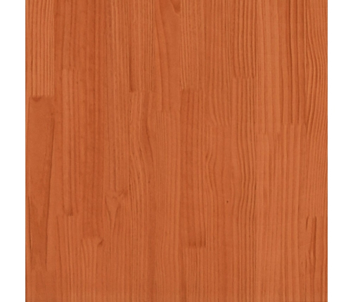 Banco de recibidor madera maciza pino marrón cera 60x28x45 cm