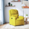 Sillón reclinable terciopelo amarillo