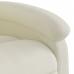 Sillón de masaje reclinable de terciopelo crema