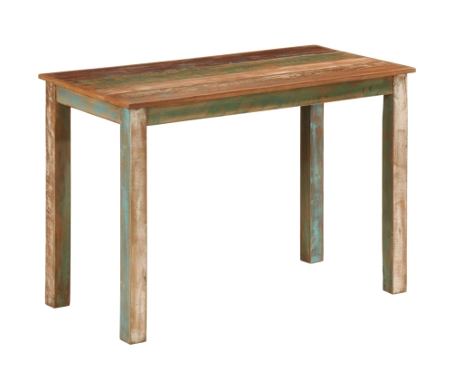 Mesa de comedor madera maciza reciclada 110x55x76 cm