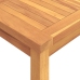 Juego de comedor para jardín 5 piezas madera maciza de teca