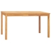 Juego de comedor para jardín 5 piezas madera maciza de teca