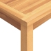Juego de comedor de jardín 7 piezas madera maciza de teca