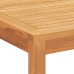 Juego de comedor para jardín 5 piezas madera maciza de teca