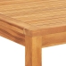 Juego de comedor para jardín 5 piezas madera maciza de teca